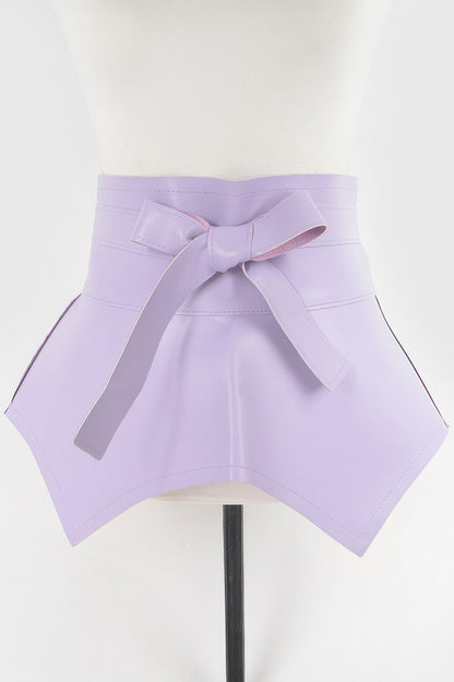 Faux Leather Skirt Belt - It's a Girly Place