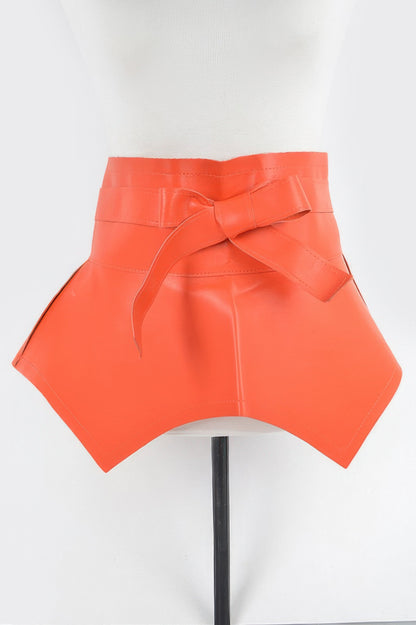 Faux Leather Skirt Belt - It's a Girly Place