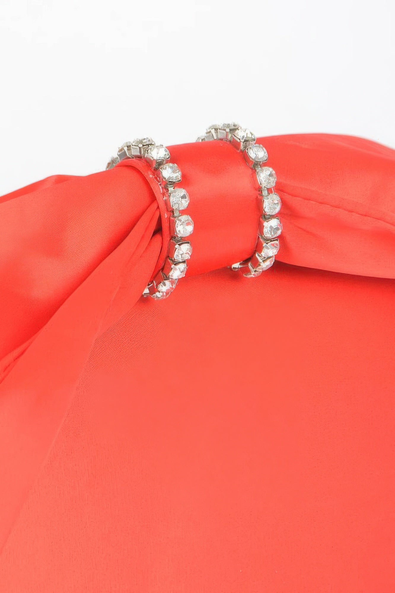 Oversized Bow Handle Satin Crossbody Bag - It's a Girly Place