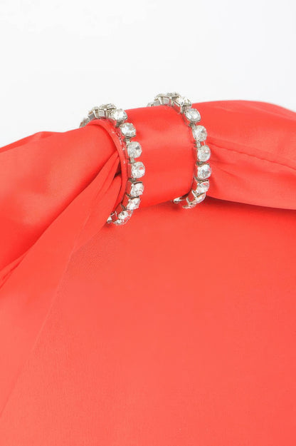 Oversized Bow Handle Satin Crossbody Bag - It's a Girly Place