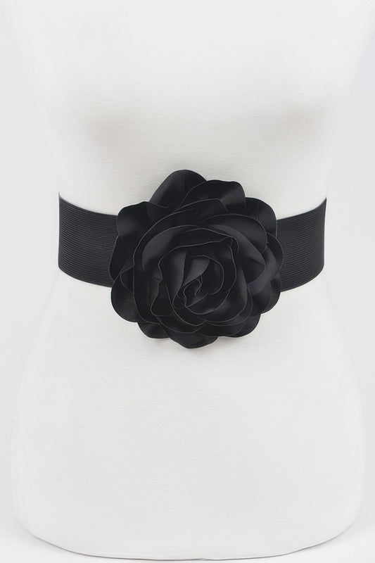 Delicate Beautiful Flower Plus Size Elastic Belt - It's a Girly Place