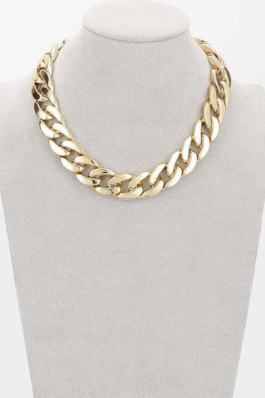 Oversized Ccb Chain Necklace - It's a Girly Place