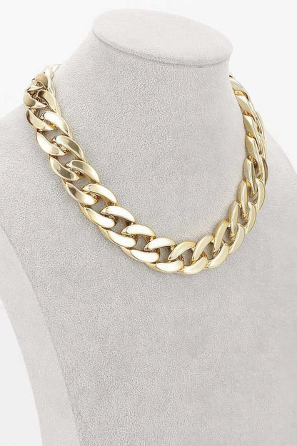 Oversized Ccb Chain Necklace - It's a Girly Place