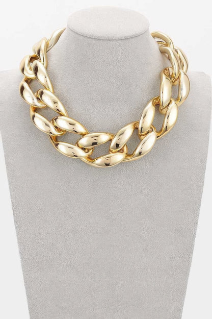 Oversized Chain Choker - It's a Girly Place