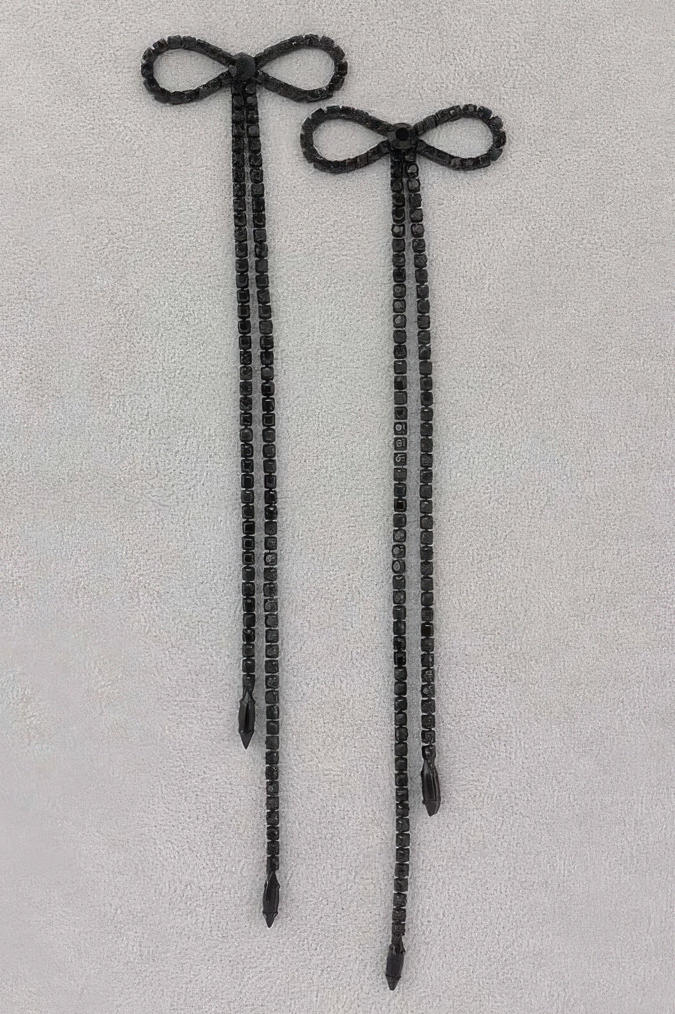 Rhinestone Bow Fringe Earring - It's a Girly Place