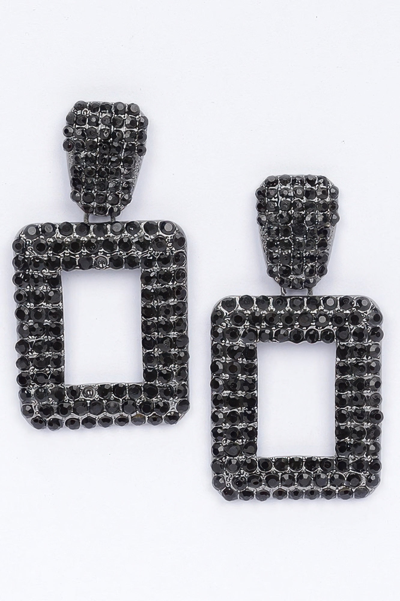 Rectangular Chain Drop Earrings - It's a Girly Place