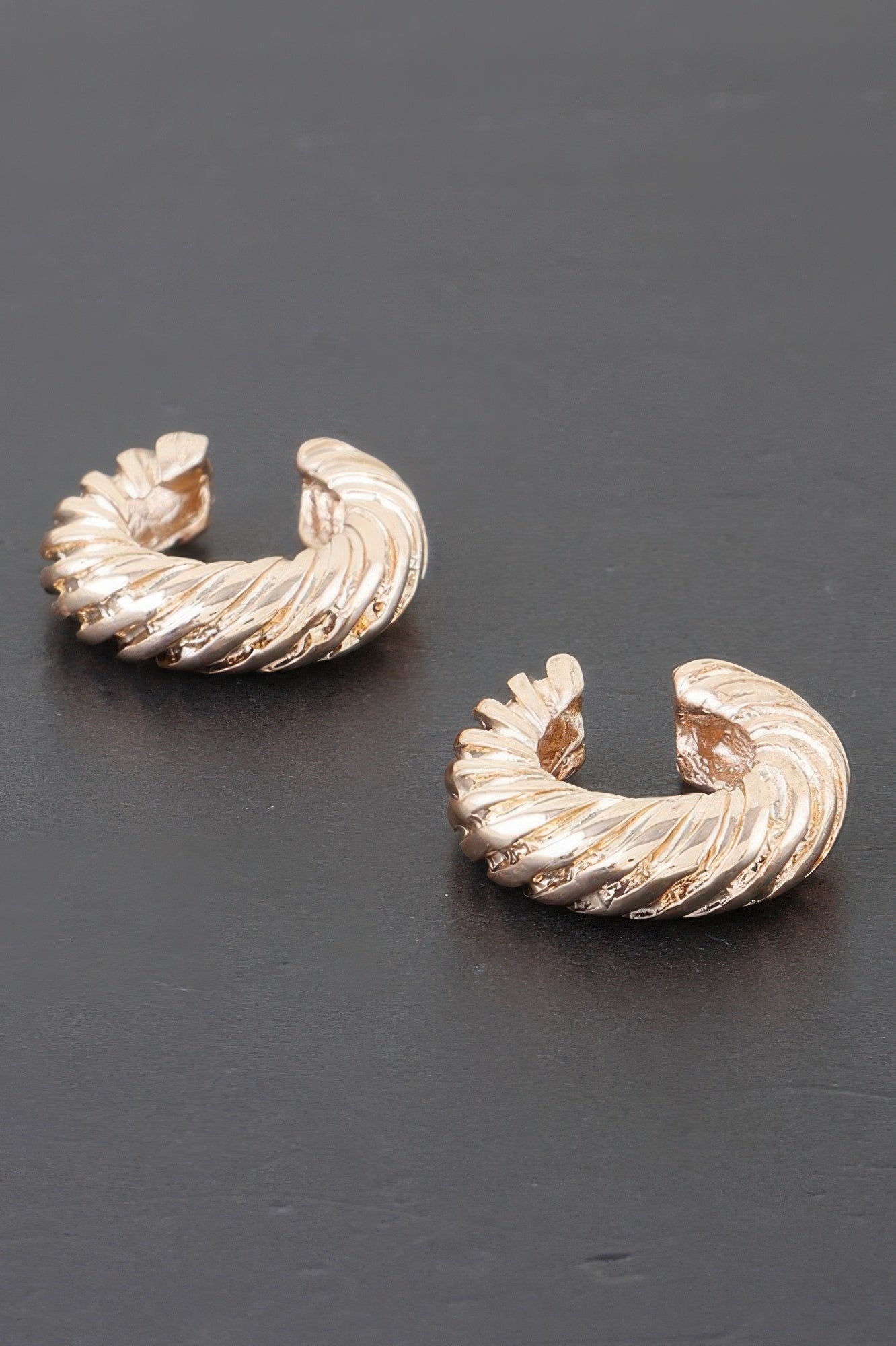 Twisted Rope Hoop Earrings - It's a Girly Place