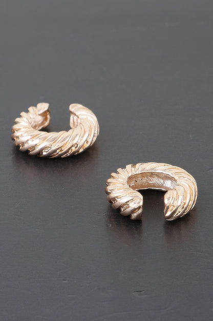 Twisted Rope Hoop Earrings - It's a Girly Place