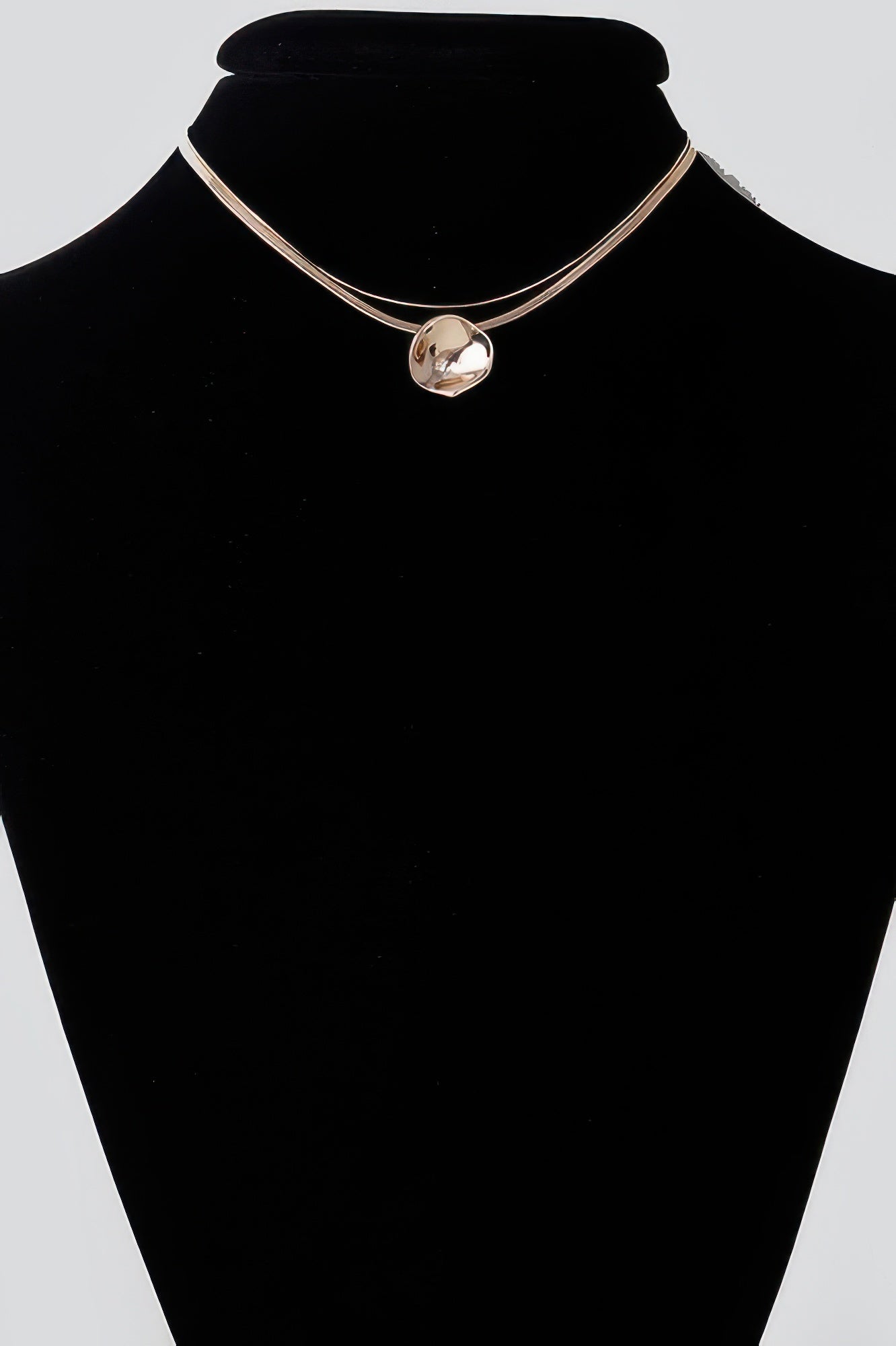 Reflection Plate Snake Chain Necklace - It's a Girly Place