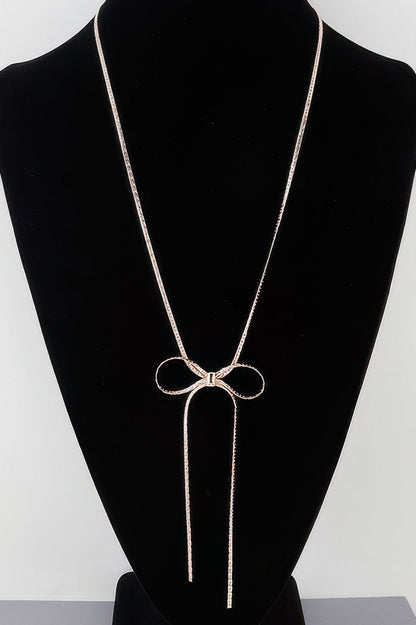 Bow Necklace - It's a Girly Place