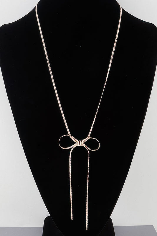 Bow Necklace - It's a Girly Place