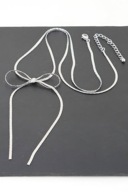 Bow Necklace - It's a Girly Place