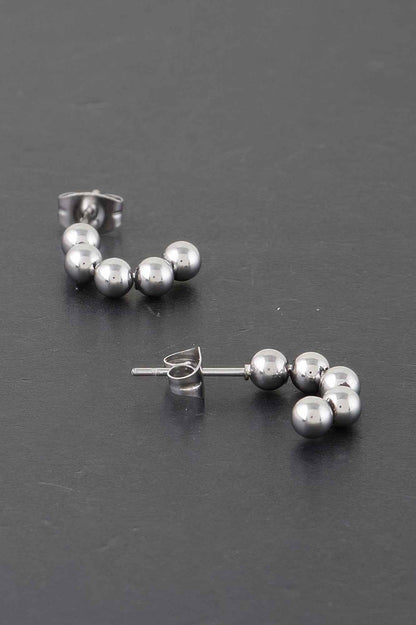 Metal Bead Earrings