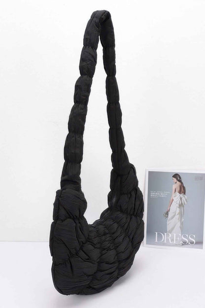 Quilted Nylon Padded Crossbody Bag