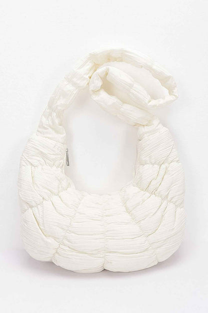 Quilted Nylon Padded Crossbody Bag