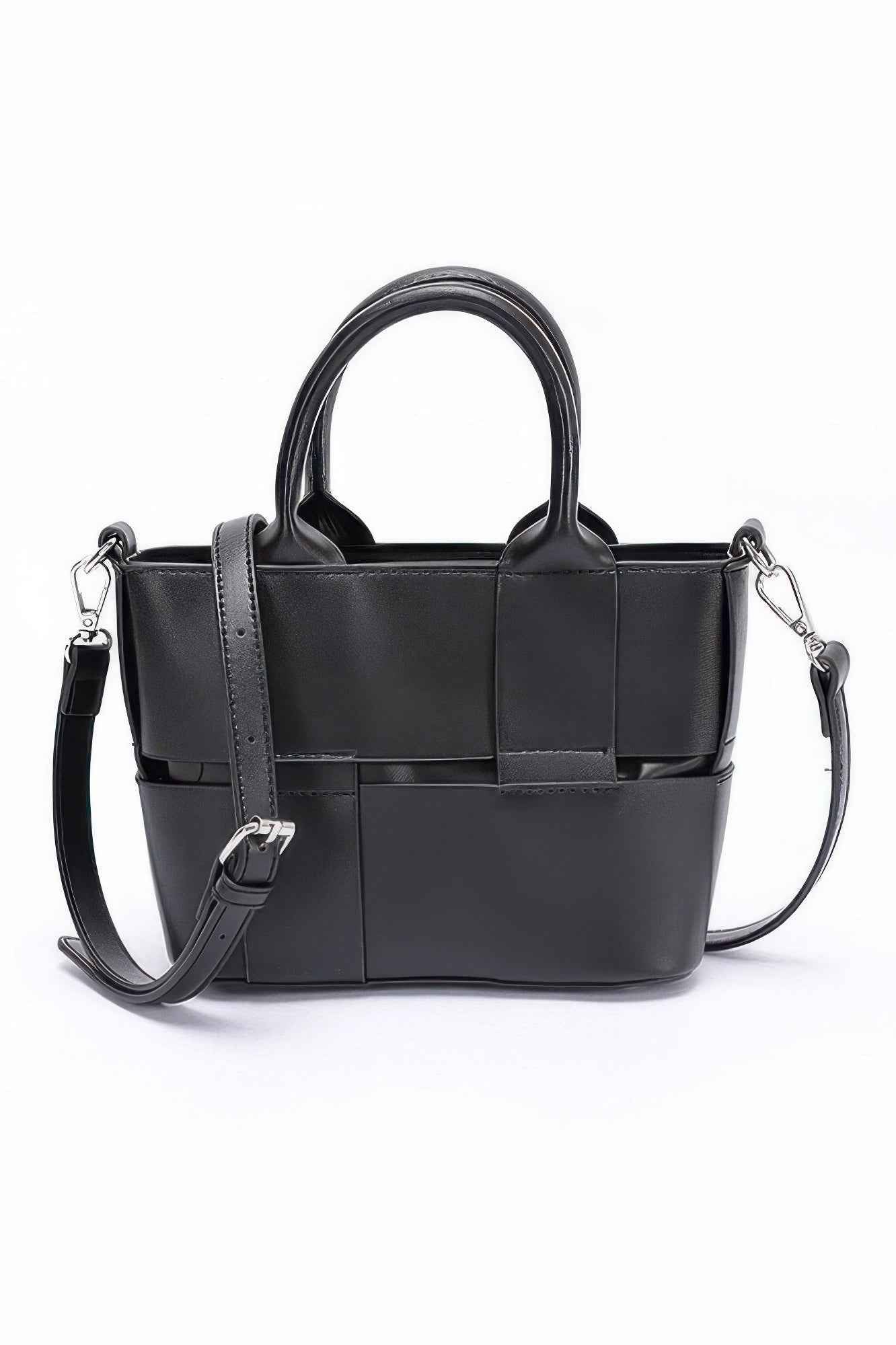 Faux Leather Tote Bag
