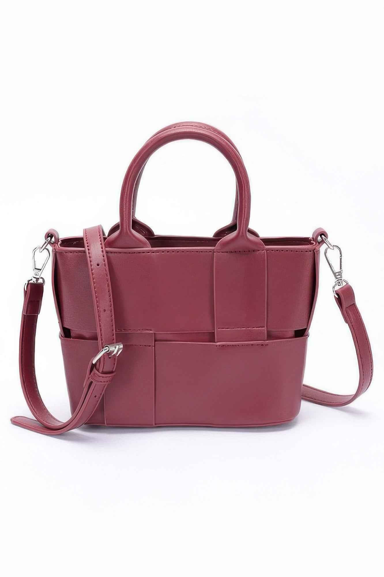 Faux Leather Tote Bag