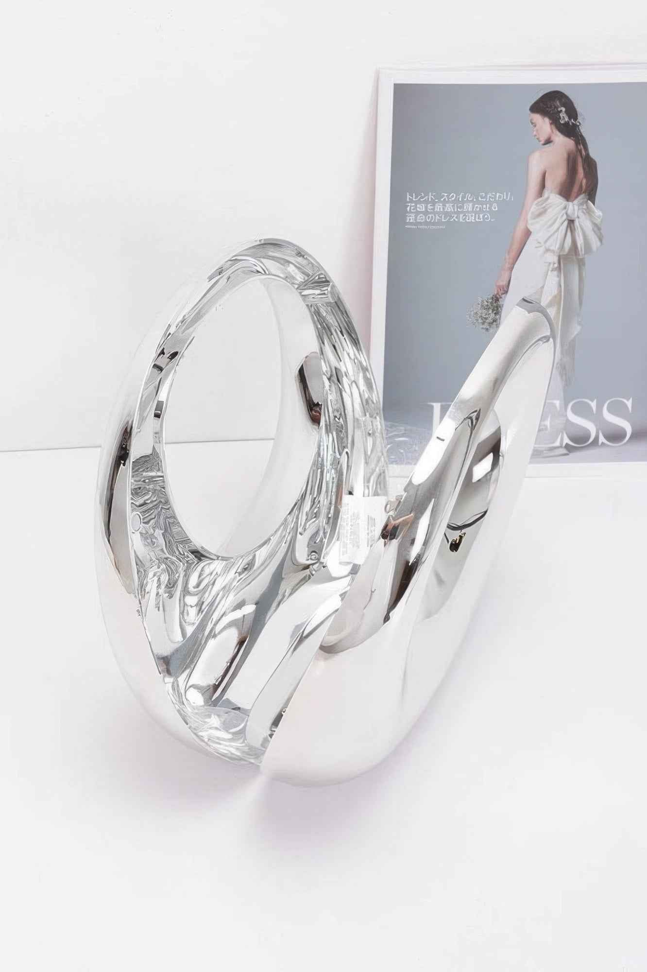 Metallic Acrylic Clutch