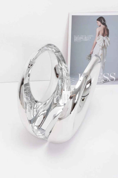 Metallic Acrylic Clutch