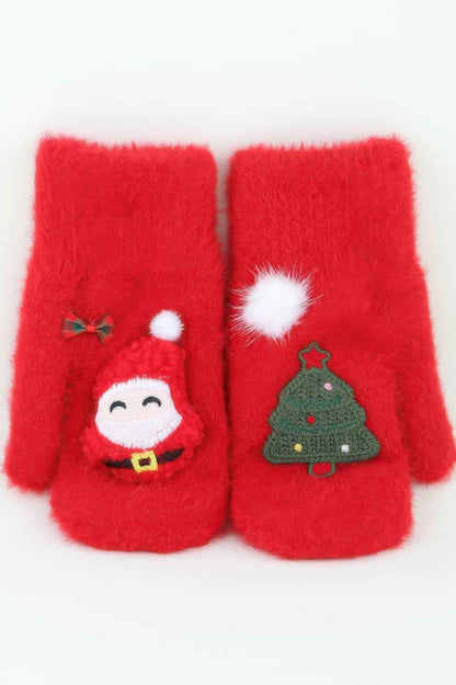 Happy Santa Mitten Gloves