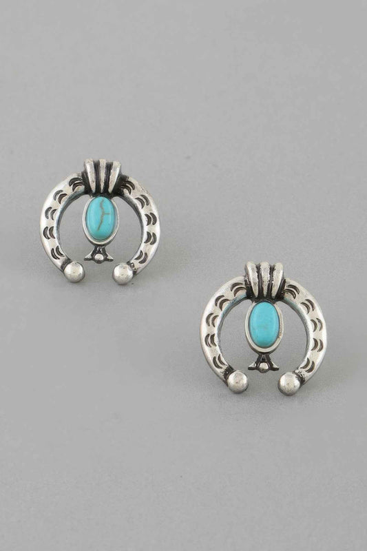 Antique Horseshoe Stud Earrings