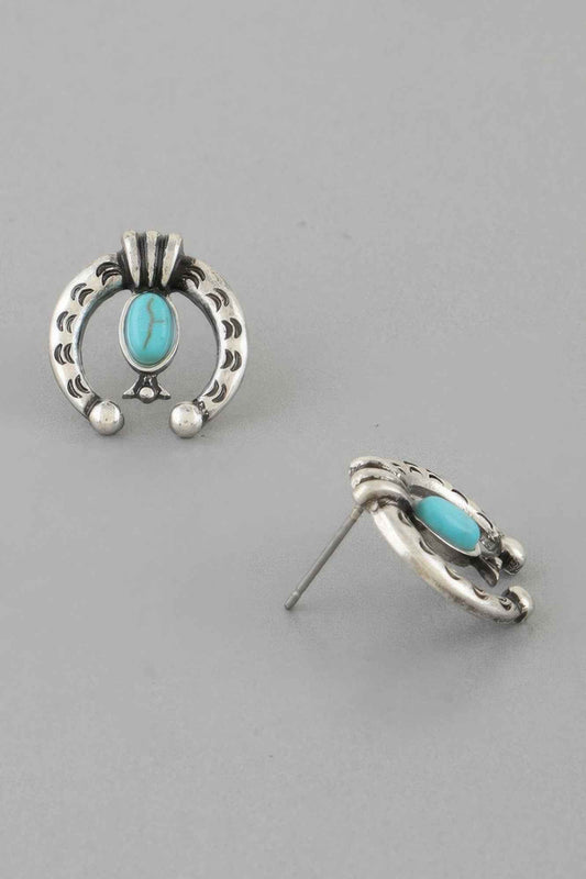 Antique Horseshoe Stud Earrings