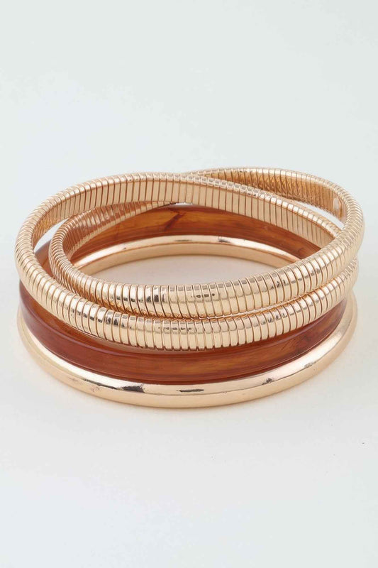 Multi Minimal Snake Wrap Bracelet
