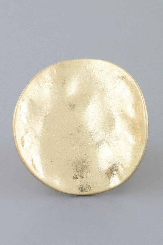Hammered Plate Wrap Ring