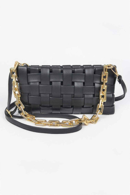 Braided Chain Crossbody Bag