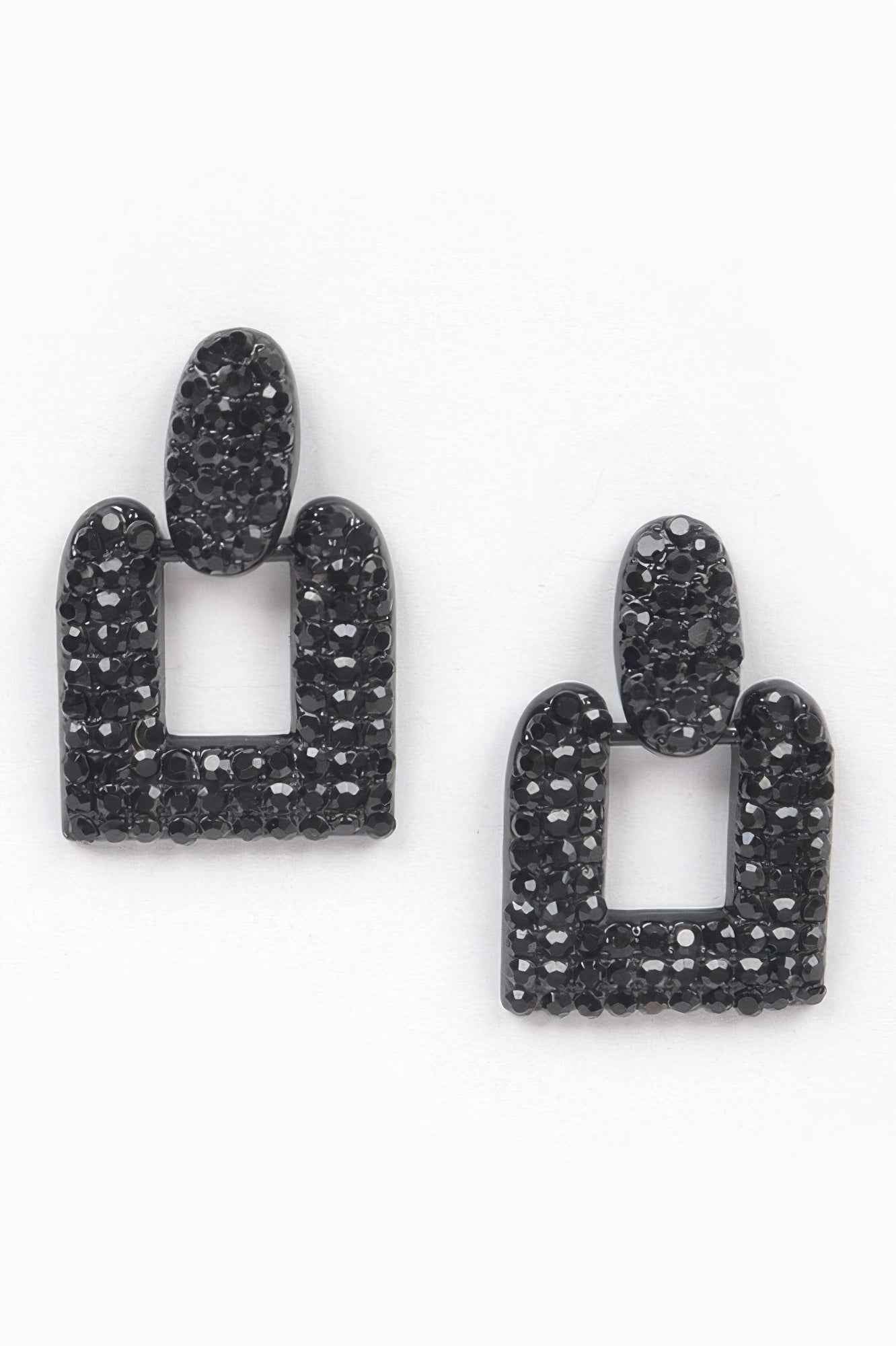 Open Cut Rhinestone Earring