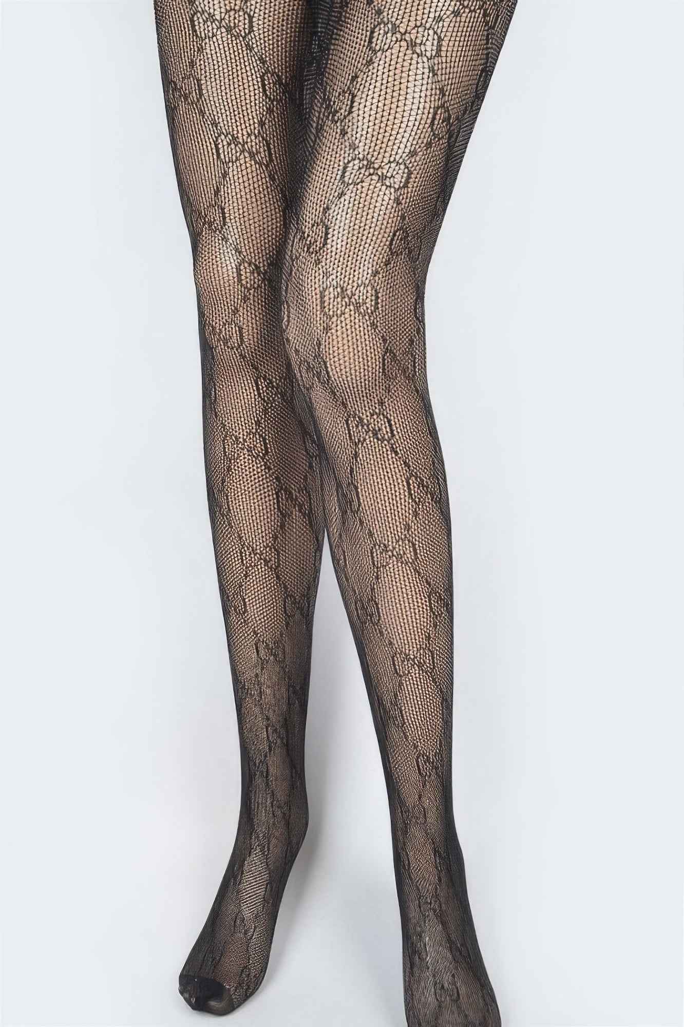 Elegant Lace Polyester Stockings