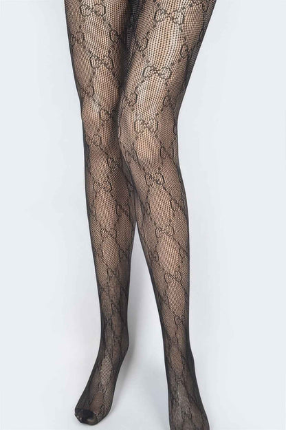 Elegant Lace Polyester Stockings