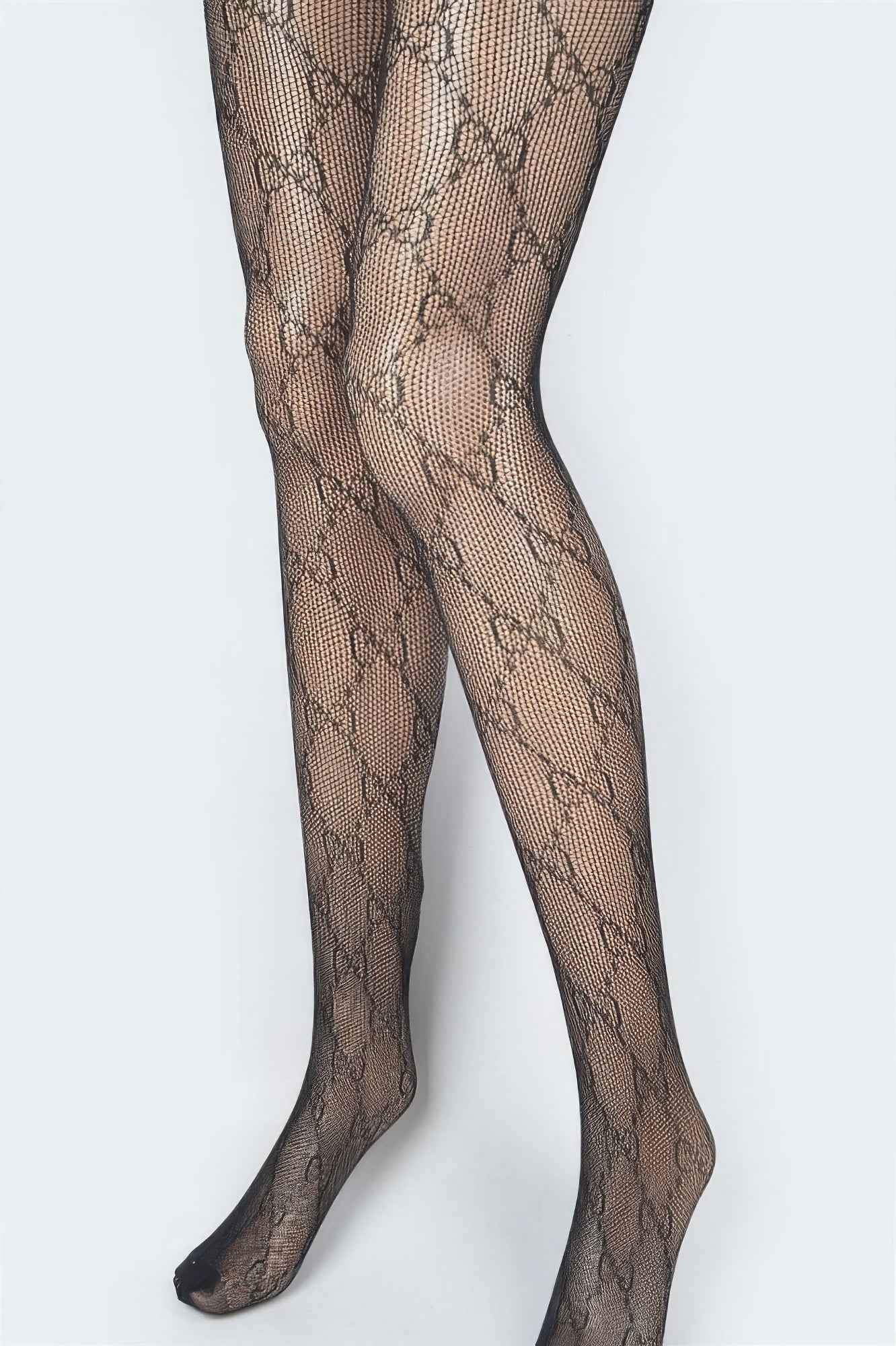 Elegant Lace Polyester Stockings