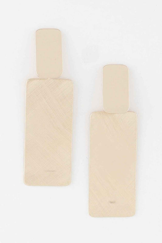 Abstract Bar Drop Earrings