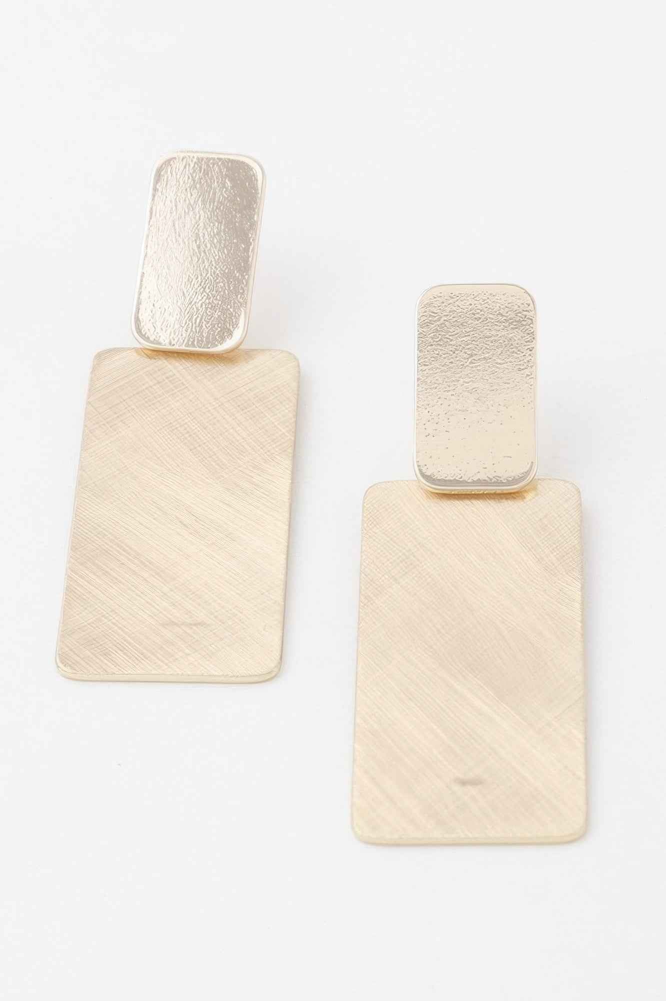 Abstract Bar Drop Earrings