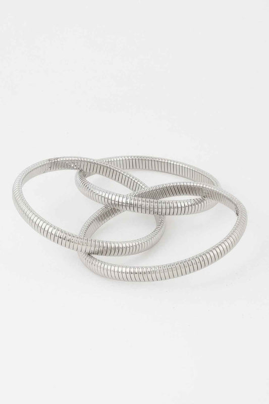 Interweaved Snake Chain Bracelet