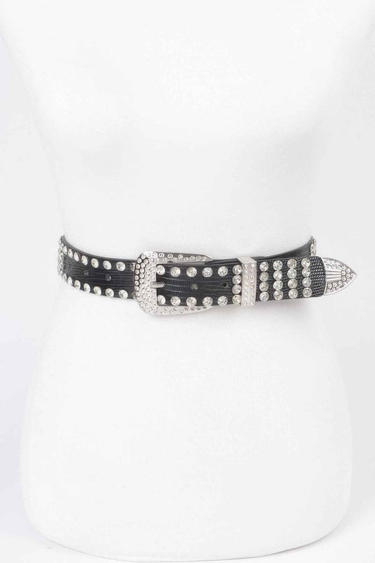 Rhinestone Multi Metal Belt