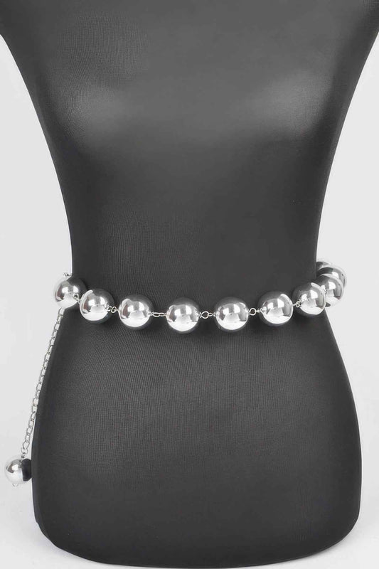 Oversized Ccb Ball Chain Belt