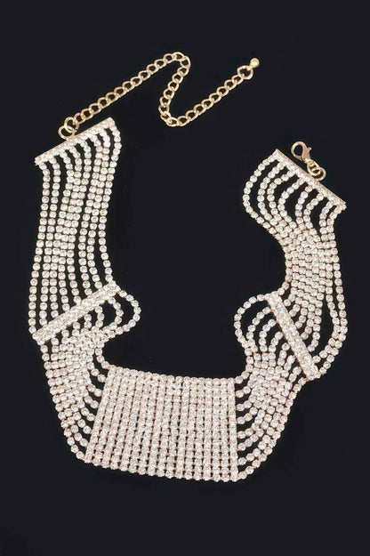 Rhinestone Choker Necklace