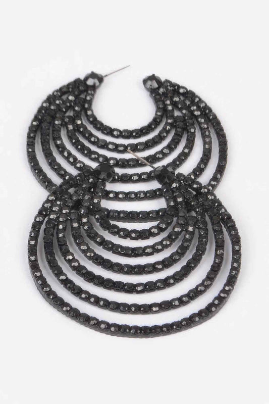 Rhinestone Statement Earrings