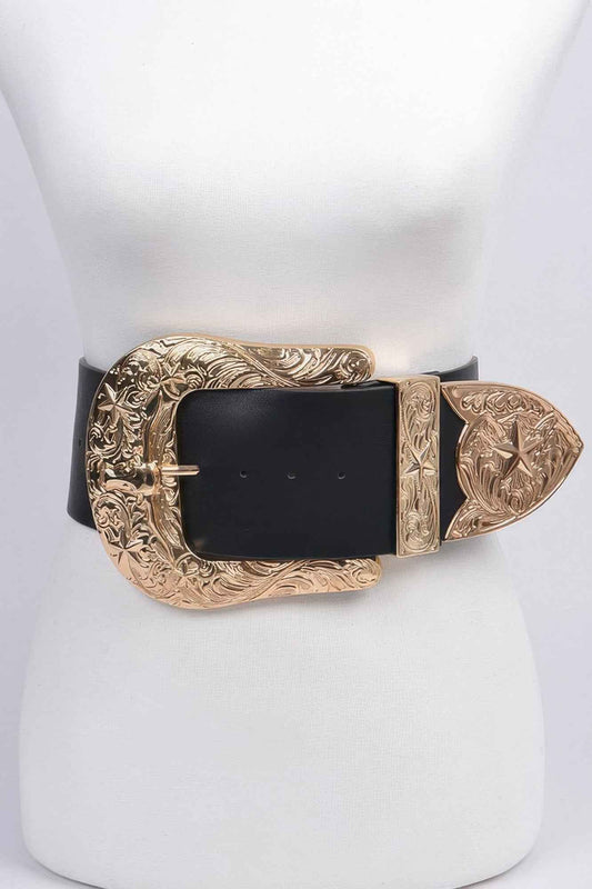 Oversized Buckle Plus Size Belt