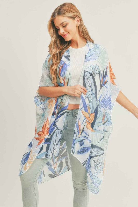 Forest Print Kimono