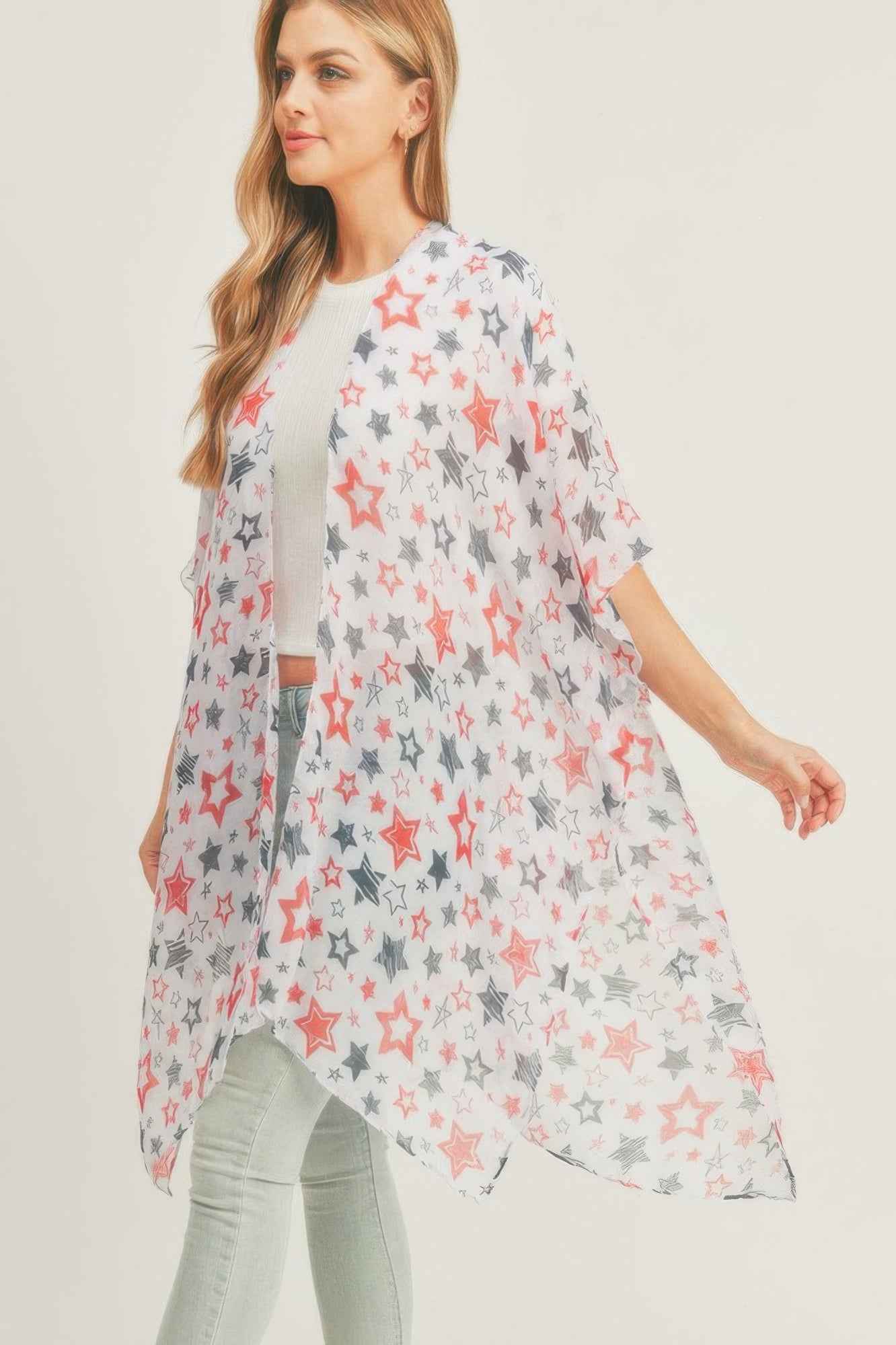 Multi Star Kimono