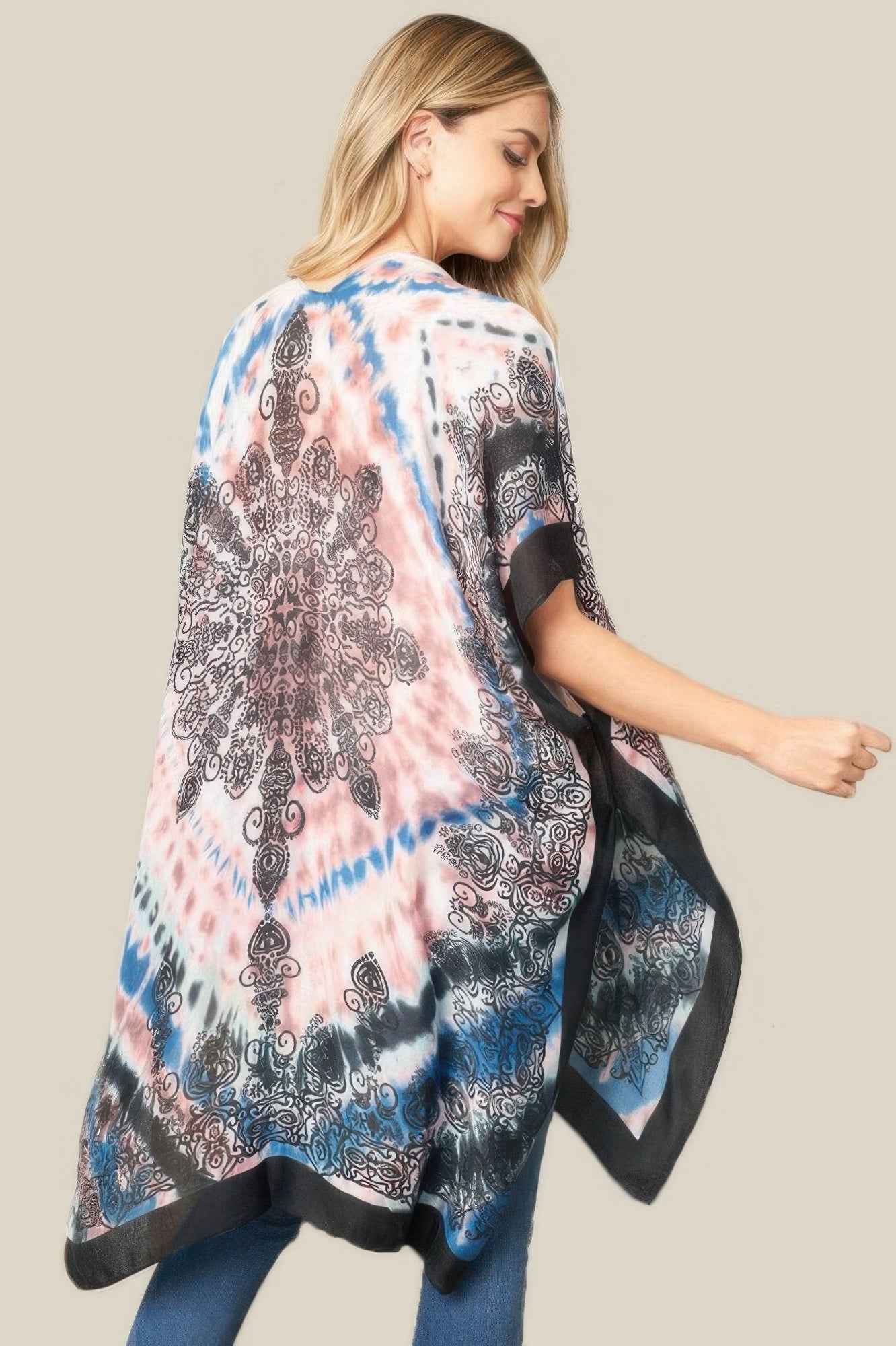 Tie Dye Boho Kimono