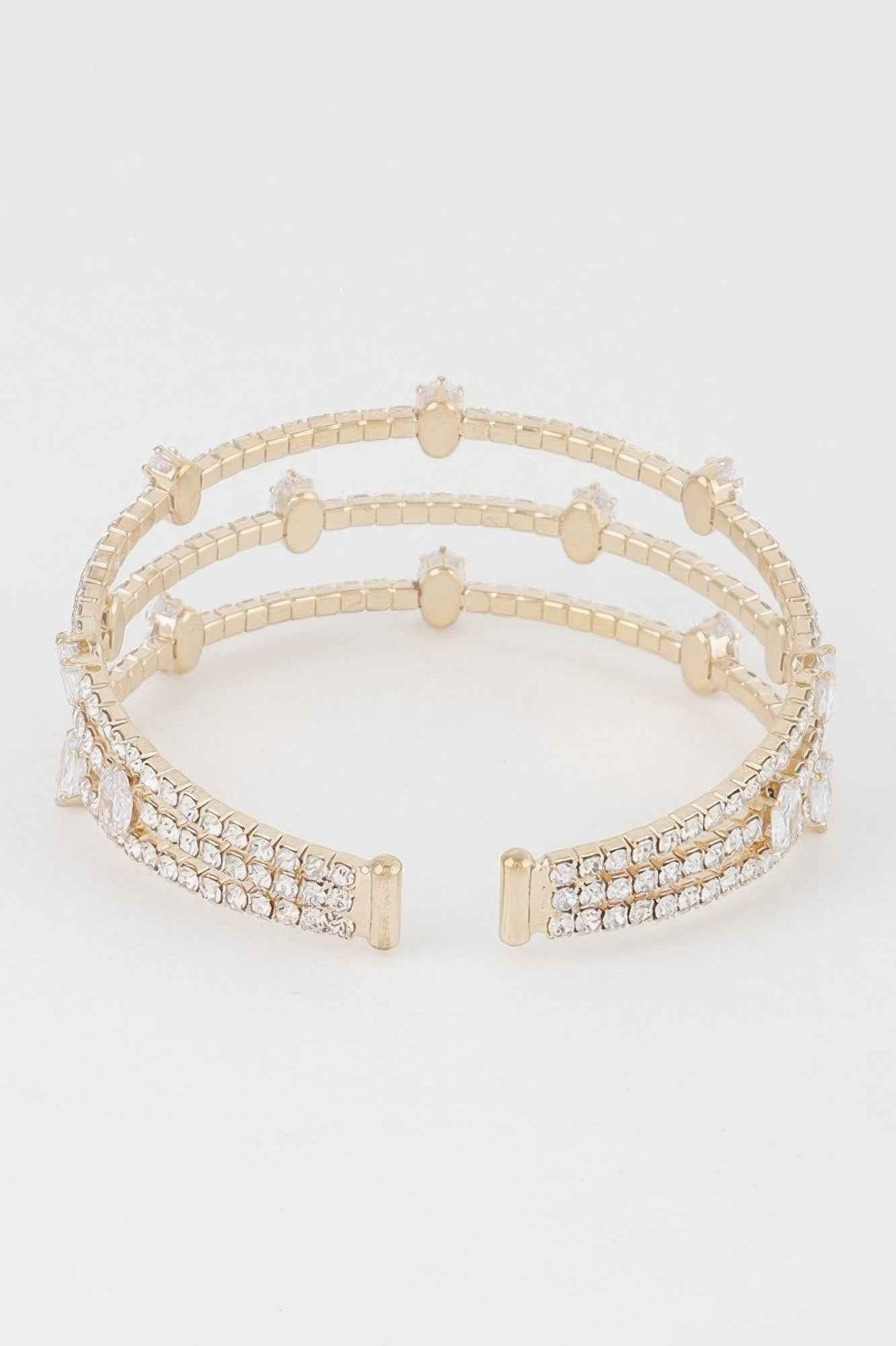 Cubic Rhinestone Bracelets