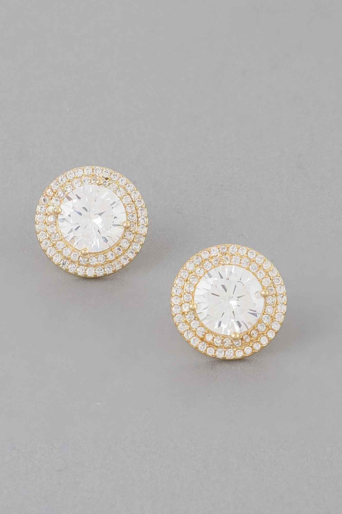 Crystal Rhinestone Stud Earrings