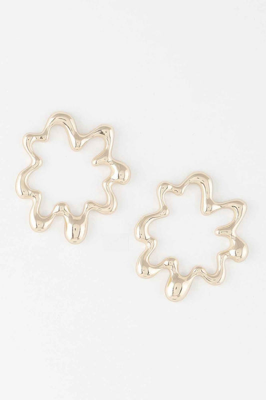 Melting Circular Earrings