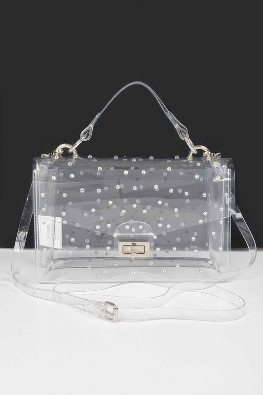 Rhinestone Hot Fix Clear Bag