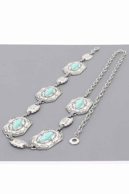 Western Turquoise Chain Belt