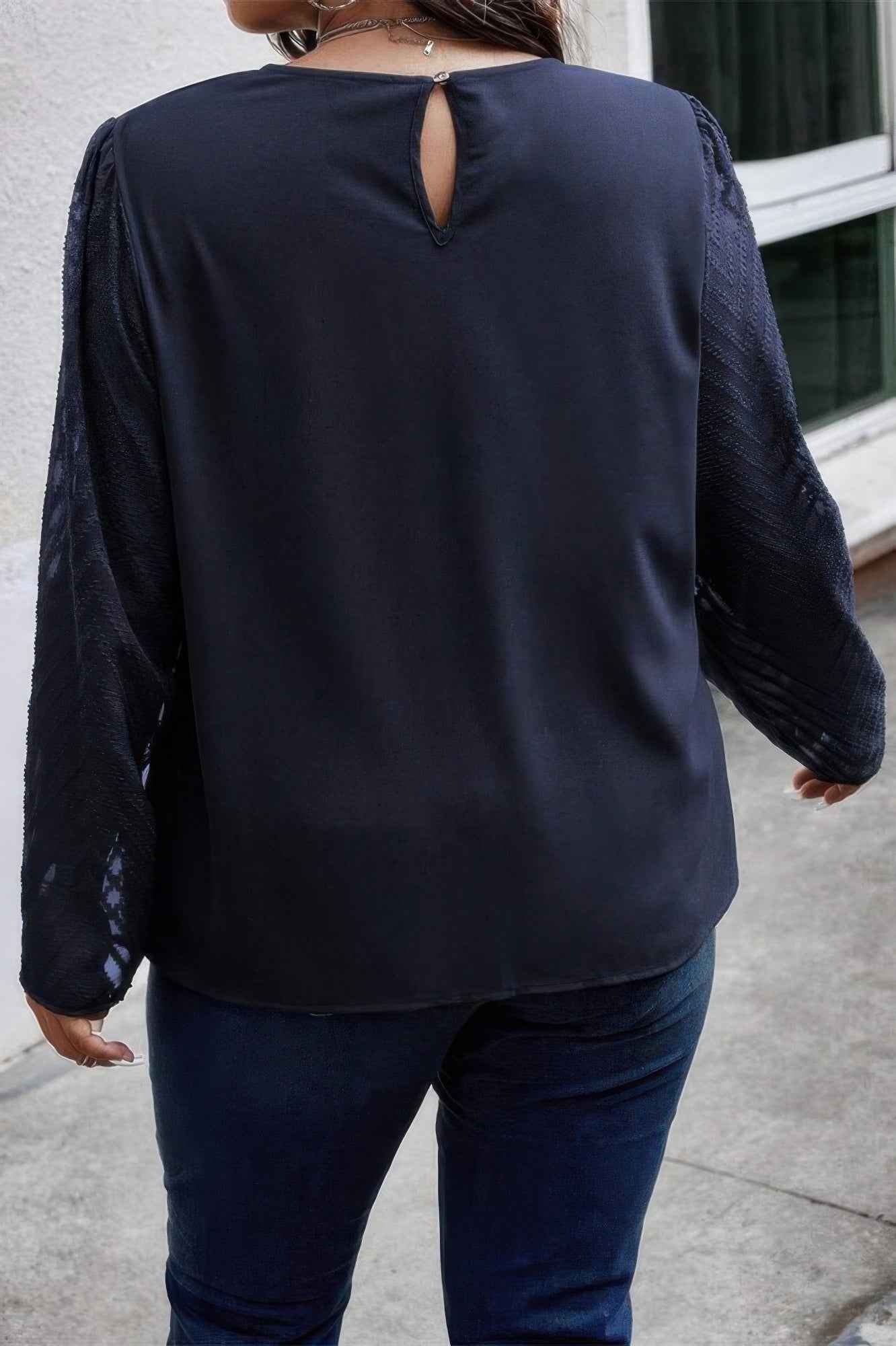 Floral Deep V Neck Batwing Sleeve Fit Dress